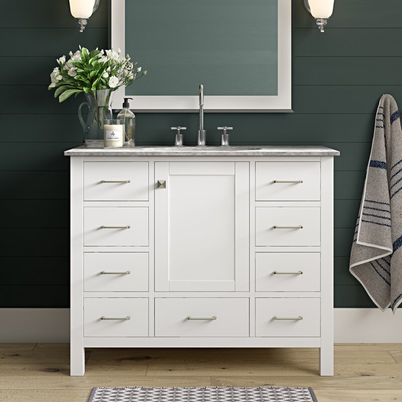 Aneira 42" Single Bathroom Vanity Set & Reviews Joss & Main